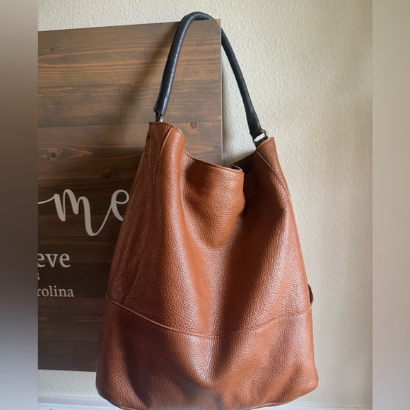 Furla Brown Leather Hobo Bag - Picture 1 of 12